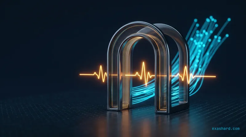 Kubernetes readiness probes, shown as a gate that opens only on a healthy amber heartbeat with traffic waiting